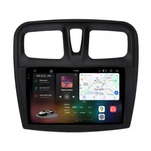 Dedicated Navigation suitable for Dacia Logan (2012 - 2020), 2K, 12Gb RAM, 256Gb Storage, Android Auto, Carplay