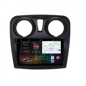 Dedicated Navigation suitable for Dacia Logan (2012 - 2020), 2K, 12Gb RAM, 256Gb Storage, Android Auto, Carplay