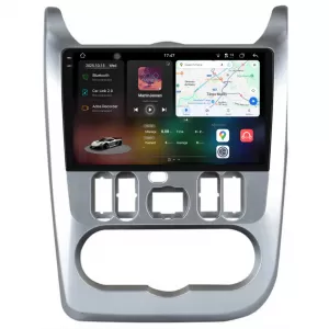 Dedicated Navigation suitable for Dacia Duster (2008 - 2013), 2K, 12Gb RAM, 256Gb Storage, Android Auto, Carplay