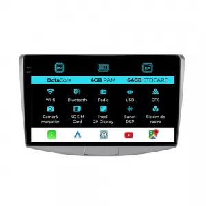 Dedicated Navigation suitable for Volkswagen Passat CC (2008 - 2015), 2K, 4Gb RAM, 64Gb Storage, Android Auto, Carplay