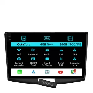 Dedicated Navigation suitable for Volkswagen Passat B7 (2011 - 2015), 2K, 4Gb RAM, 64Gb Storage, Android Auto, Carplay