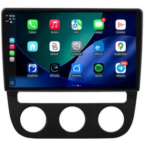 Dedicated Navigation suitable for Volkswagen Golf 5 (2004 - 2009), 2K, 8GB RAM, 256GB Storage, Android Auto, Carplay