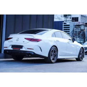 Difuzor tip CLS53 cu capete negre pentru bara spate AMG Mercedes CLS C257 după 2018-image-6339761