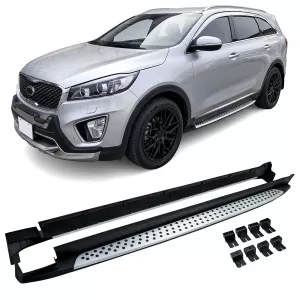 Alu Trittbretter Flankenschutz OE Style passend für Kia Sorento III UM 2015-2020-image-6339843