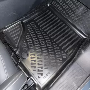 Car Mats 3D From Rubber TPE Suitable for Peugeot 3008 24+ Hybrid Rizline 4 Pcs Black-image-6339951