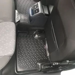 Car Mats 3D From Rubber TPE Suitable for Skoda Octavia Mk4 NX 2020- Rizline 4 Pcs Black