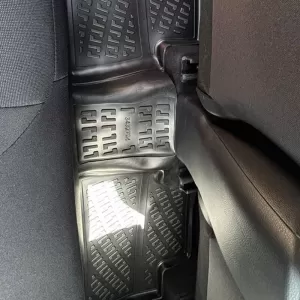 Car Mats 3D From Rubber TPE Suitable for Toyota C-HR AX20 1.8 Hybrid (Not PHEV) 2023 - Rizline 4 Pcs Black