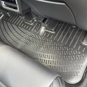 Car Mats 3D From Rubber TPE Suitable for Tesla Model Y Juniper 2025+ Rizline 4 Pcs Black-image-6340063