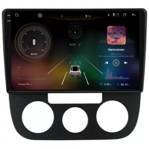 Navigation suitable for Volkswagen Golf 5 (2004 - 2009), 2K, 12Gb RAM, 256Gb Storage, Android Auto, Carplay
