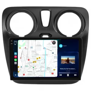 Navigation suitable for Dacia Lodgy (2012 - 2020), QuadCore, 9 Inch, 4Gb Ram, 64Gb Storage, Android Auto, Carplay