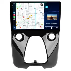 Navigation system suitable for Peugeot 108 (2014 - 2022), 9 Inch, 8Gb RAM, 256Gb Storage, Android Auto, Carplay