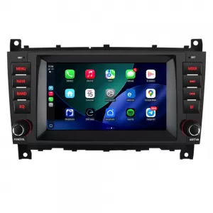 Navigation suitable for Mercedes C-Class W203 (2000 - 2008), 7 Inch, 4Gb Ram, 64Gb Storage, Android Auto, Carplay