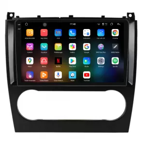 Navigation suitable for Mercedes C-Class W203 (2000 - 2008), 2K, 12Gb RAM, 256Gb Storage, Carplay