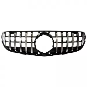 Front Grille suitable for Mercedes-Benz GLC-Class X253 15-19 Pre-Facelift GTR Panamericana Design Black/Chrome