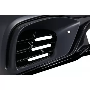 Front GT-style AMG bumper for Mercedes CLS C257 after 2018 with chrome/black GT grille-image-6341304