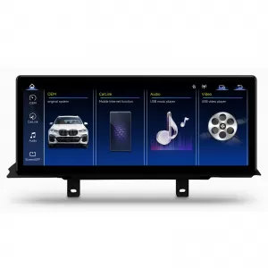 Navigation system suitable for BMW Series 4 F32 F33 F36 (2013-2020), Linux OS OEM, NBT variant, CarPlay Android Auto Wireless, MirrorLink, AHD Camera, 12.3 Inch