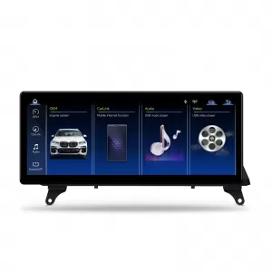 Navigation suitable for BMW X5 E70 X6 E71 (2007-2013), Linux OS OEM, CCC variant, CarPlay Android Auto Wireless, MirrorLink, AHD Camera, 12.3 Inch