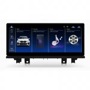 Navigation suitable for BMW X1 F48 (2016-2017), Linux OS OEM, NBT variant, CarPlay Android Auto Wireless, MirrorLink, AHD Camera, 12.3 Inch