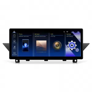 Navigation suitable for BMW X1 E84 (2009-2015), Linux OS OEM, CIC variant, CarPlay Android Auto Wireless, MirrorLink, AHD Camera, 12.3 Inch