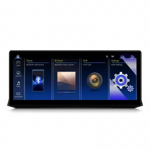 Navigation system suitable for BMW 5 Series E60 E61, M5 (2003-2010), Linux OS OEM, CCC variant, CarPlay Android Auto Wireless, MirrorLink, AHD Camera, 12.3 Inch