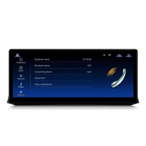 Navigation system suitable for BMW 5 Series E60 E61, M5 (2003-2010), Linux OS OEM, CCC variant, CarPlay Android Auto Wireless, MirrorLink, AHD Camera, 12.3 Inch