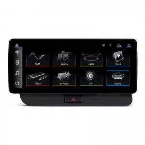 Navigation suitable for Audi Q5 (2009-2017), Linux OS OEM, MMI 3G, CarPlay Android Auto Wireless, MirrorLink, AHD Camera, 12.3 Inch