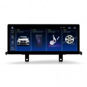 Navigation system suitable for BMW Series 1 F20 F21 (2017-2019), Linux OS OEM, EVO variant, CarPlay Android Auto Wireless, MirrorLink, AHD Camera, 12.3 Inch