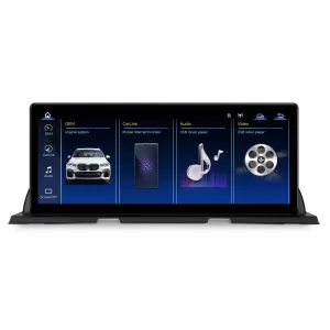 Navigation system suitable for BMW Series 6 (2013-2016), Linux OS OEM, NBT variant, CarPlay Android Auto Wireless, MirrorLink, AHD Camera, 12.3 Inch
