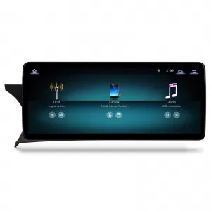 Navigation system suitable for Mercedes Benz C-Class W205 (2015-2018), Linux OS OEM, NTG 5.0, CarPlay, Android Auto Wireless, MirrorLink, AHD Camera, 12.3 Inch