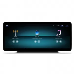Navigation system suitable for Mercedes Benz B-Class W246 (2012-2015), Linux OS OEM, NTG 4.5, CarPlay, Android Auto Wireless, MirrorLink, AHD Camera, 12.3 Inch