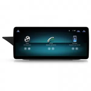 Navigation suitable for Mercedes Benz E-Class W212 (2013-2014), Linux OS OEM, NTG 4.5, CarPlay Android Auto Wireless, MirrorLink, AHD Camera, 12.3 Inch