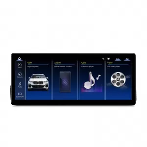 Navigation suitable for BMW Series 3 E90 E91 E92 E93 (2005-2012), Linux OS OEM, CIC variant, CarPlay Android Auto Wireless, MirrorLink, AHD Camera, 12.3 Inch