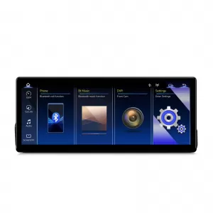 Navigation suitable for BMW Series 3 E90 E91 E92 E93 (2005-2012), Linux OS OEM, CIC variant, CarPlay Android Auto Wireless, MirrorLink, AHD Camera, 12.3 Inch