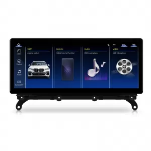 Navigation suitable for BMW X3 G01 X4 G02 (2018-2020), Linux OS OEM, EVO variant, CarPlay Android Auto Wireless, MirrorLink, AHD Camera, 12.3 Inch
