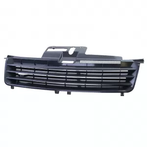 Sport radiator grille without emblem black for VW Polo 9N 01-05-image-6341608