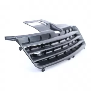 Sport radiator grille without emblem black for VW Polo 9N 01-05-image-6341610