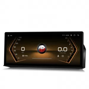 Navigation system suitable for BMW 5 Series E60 E61, M5 (2003-2010), Linux OS OEM, CIC variant, CarPlay Android Auto Wireless, MirrorLink, AHD Camera, 12.3 Inch
