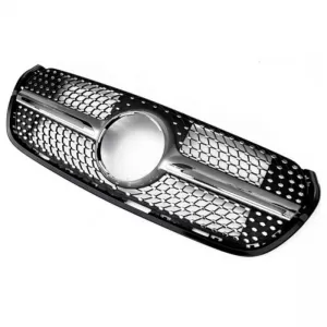 Front Grille suitable for Mercedes-Benz X-Class W470 Diamond Look Chrome 1 Pc-image-6341742