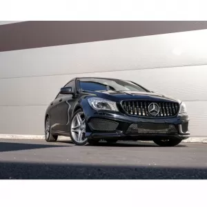 Front Grille suitable for Mercedes-Benz CLA-Class C117 / W117 13-19 GT A Design Panamericana Look Glossy Black 1 Pc