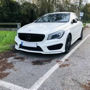 Front Grille suitable for Mercedes-Benz CLA-Class C117 / W117 13-19 GT A Design Panamericana Look Glossy Black 1 Pc