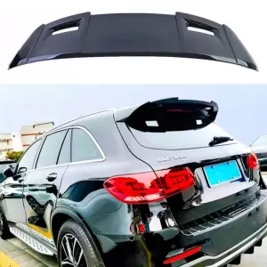 Roof Spoiler suitable for Mercedes-Benz GLC-Class X253 15+ Glossy Black From ABS Plastic-image-6341751