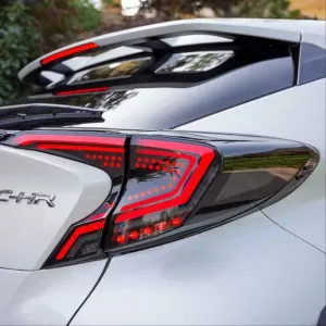 Tailights Set suitable for Toyota C-HR 2016-2019 Full Led Bar / Dynamic Signal Black-image-6341772