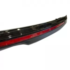 Trunk Spoiler suitable for Audi A3 8VS Sedan 12-20 GT Look With Dynamic Led Flash/Stop Gloss Black From Abs Plastic