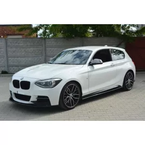Front Spoiler suitable for BMW 1 F20 11-15 M-Pack Glossy Black-image-6341827