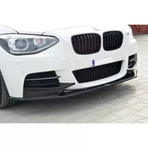 Front Spoiler suitable for BMW 1 F20 11-15 M-Pack Glossy Black-image-6341828