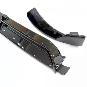 Front Spoiler suitable for Mercedes-Benz GLC C253/X253 (2016-2020) A Design-Line Glossy Black 3 Pieces-image-6341834
