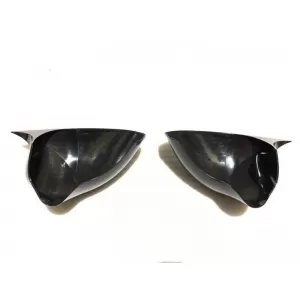 Mirror Covers suitable for Seat Leon 1P Facelift 2009-2012 M4 Look Glossy Black 2 Pieces