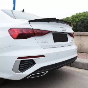 Kofferraumspoiler geeignet für Audi A3 8Y 2021+ Sedan M4 Look Hochglanz Schwarz aus ABS-Kunststoff-image-6341847