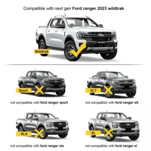 Fender Flares suitable for Ford Ranger T9 2023+ Wildtrack 6 Pieces-image-6341859