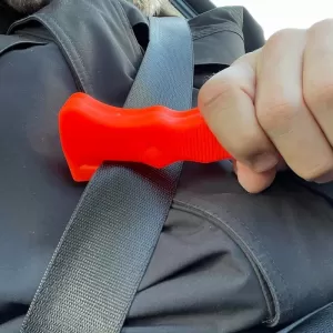 Emergency Car Safety Hammer suitable for Braking Window & Cutting Belt Orange Auto GS 1 pc-image-6341877